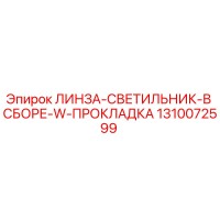 1310072599 ЛИНЗА-СВЕТИЛЬНИК-В СБОРЕ-W-ПРОКЛАДКА Epiroc