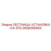 2658266953 ЛЕСТНИЦА-УСТАНОВКА-CS-STD Epiroc