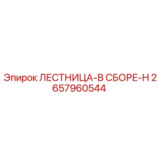 2657960544 ЛЕСТНИЦА-В СБОРЕ-H Epiroc