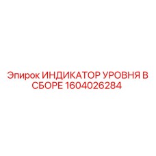 1604026284 ИНДИКАТОР УРОВНЯ В СБОРЕ Epiroc