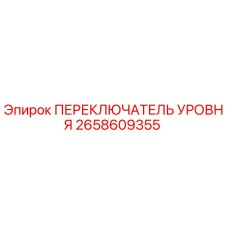 2658609355 ПЕРЕКЛЮЧАТЕЛЬ УРОВНЯ Эпирок