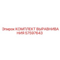 57597643 КОМПЛЕКТ ВЫРАВНИВАНИЯ Epiroc