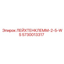 5730013317 ЛЕЙХТЕНКЛЕММ-2-5-WS Epiroc