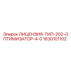 1630101102 ЛИЦЕНЗИЯ-ТИП-202-ОПТИМИЗАТОР-4-0 Epiroc