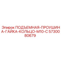 5730080679 ПОДЪЕМНАЯ-ПРОУШИНА-ГАЙКА-КОЛЬЦО-M10-C Epiroc