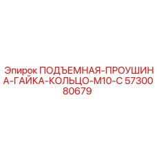 5730080679 ПОДЪЕМНАЯ-ПРОУШИНА-ГАЙКА-КОЛЬЦО-M10-C Epiroc