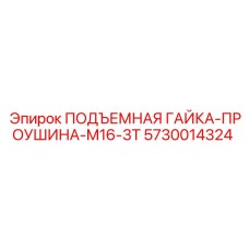 5730014324 ПОДЪЕМНАЯ ГАЙКА-ПРОУШИНА-M16-3T Epiroc