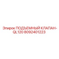 8092401223 ПОДЪЕМНЫЙ КЛАПАН-QL120 Epiroc