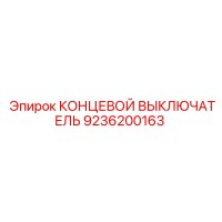9236200163 КОНЦЕВОЙ ВЫКЛЮЧАТЕЛЬ Epiroc