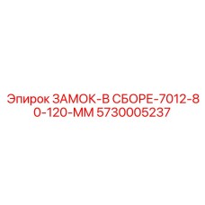 5730005237 ЗАМОК-В СБОРЕ-7012-80-120-MM Epiroc