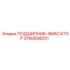 3760008231 ПОДШИПНИК-ФИКСАТОР Epiroc