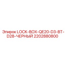 2202880800 LOCK-BOX-QE20-D3-BT-D28-ЧЕРНЫЙ Epiroc