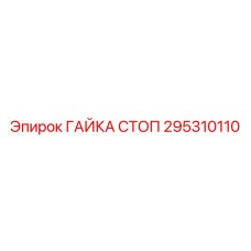 295310110 ГАЙКА СТОП Epiroc