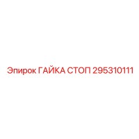 295310111 ГАЙКА СТОП Epiroc