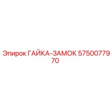 5750077970 ГАЙКА-ЗАМОК Epiroc