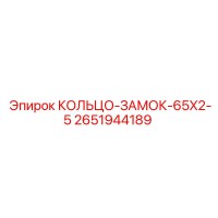 2651944189 КОЛЬЦО-ЗАМОК-65X2-5 - Epiroc