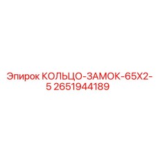 2651944189 КОЛЬЦО-ЗАМОК-65X2-5 - Epiroc