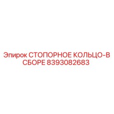 8393082683 СТОПОРНОЕ КОЛЬЦО-В СБОРЕ Epiroc