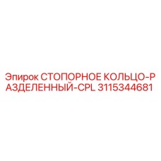 3115344681 СТОПОРНОЕ КОЛЬЦО-РАЗДЕЛЕННЫЙ-CPL Epiroc