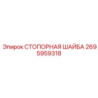 2695959318 СТОПОРНАЯ ШАЙБА Epiroc