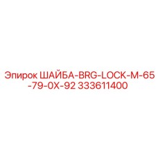 333611400 ШАЙБА-BRG-LOCK-M-65-79-0X-92 by Epiroc