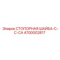 4700002817 СТОПОРНАЯ ШАЙБА-С-С-CA Epiroc