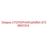 5726801314 СТОПОРНАЯ ШАЙБА Epiroc