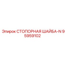 95959102 СТОПОРНАЯ ШАЙБА-N Epiroc