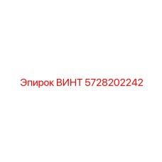 5728202242 ВИНТ Epiroc