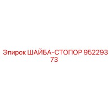 95229373 ШАЙБА-СТОПОР Epiroc