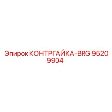 95209904 КОНТРГАЙКА-BRG Эпирок