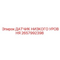 2657992398 ДАТЧИК НИЗКОГО УРОВНЯ Epiroc