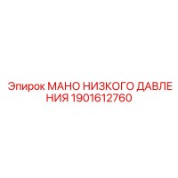 1901612760 МАНО НИЗКОГО ДАВЛЕНИЯ Epiroc