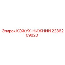 2236209820 КОЖУХ-НИЖНИЙ Epiroc
