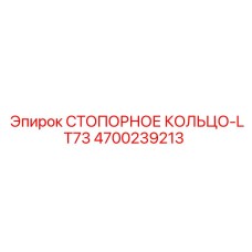 4700239213 СТОПОРНОЕ КОЛЬЦО-LT73 Epiroc