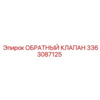 3363087125 ОБРАТНЫЙ КЛАПАН Epiroc