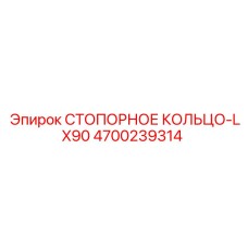4700239314 СТОПОРНОЕ КОЛЬЦО-LX90 Epiroc