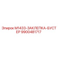 9900481717 M1433-ЗАКЛЕПКА-БУСТЕР Epiroc