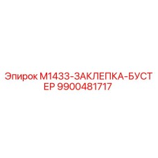 9900481717 M1433-ЗАКЛЕПКА-БУСТЕР Epiroc