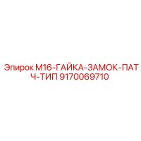 9170069710 M16-ГАЙКА-ЗАМОК-ПАТЧ-ТИП Epiroc