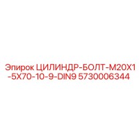 5730006344 ЦИЛИНДР-БОЛТ-M20X1-5X70-10-9-DIN9 Epiroc