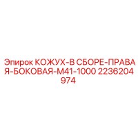 2236204974 КОЖУХ-В СБОРЕ-ПРАВАЯ-БОКОВАЯ-M41-1000 Epiroc