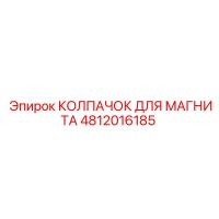 4812016185 КОЛПАЧОК ДЛЯ МАГНИТА Epiroc