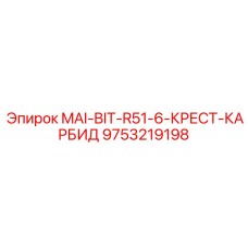 9753219198 MAI-BIT-R51-6-КРЕСТ-КАРБИД Epiroc