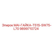 9899710724 MAI-ГАЙКА-T51S-SW75-L70 Epiroc