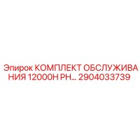 2904033739 - КОМПЛЕКТ ОБСЛУЖИВАНИЯ 12000H PH - Epiroc