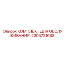2205721638 КОМПЛЕКТ ДЛЯ ОБСЛУЖИВАНИЯ Epiroc