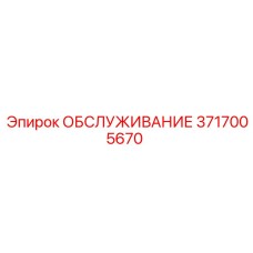 3717005670 ОБСЛУЖИВАНИЕ Epiroc
