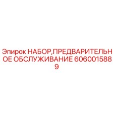 Оригинальный комплект ТО Epiroc артикул 6060015889
