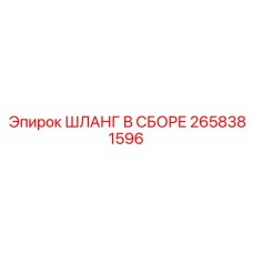 2658381596 ШЛАНГ В СБОРЕ Epiroc